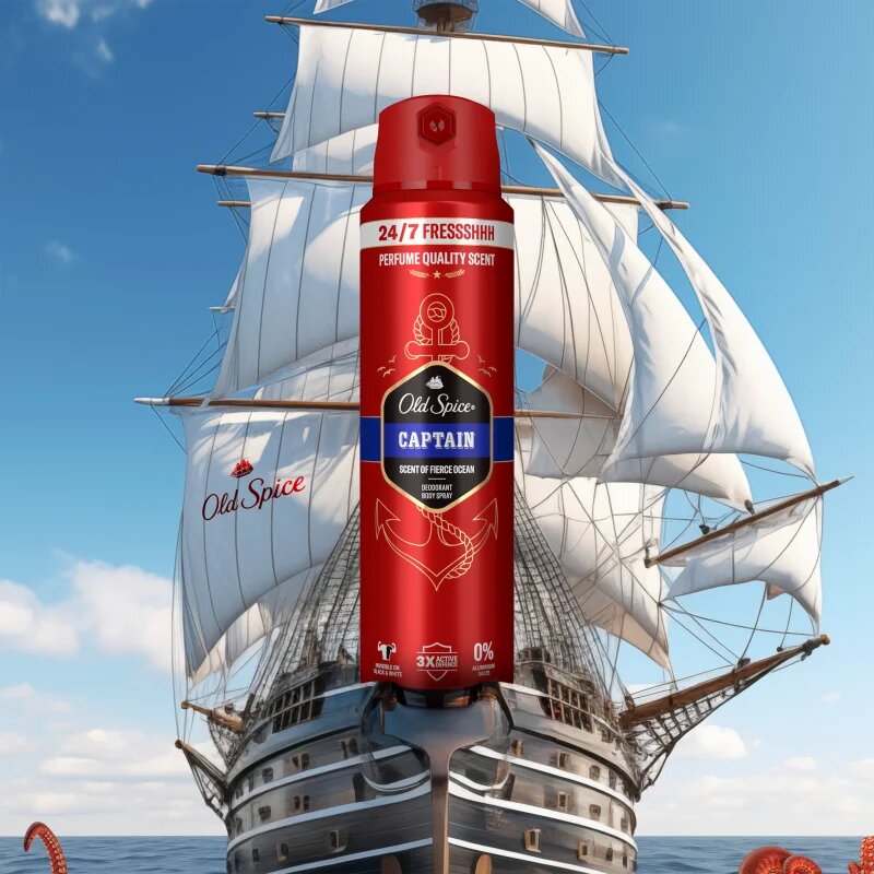 Old Spice Captain deodorant ve spreji 200 ml