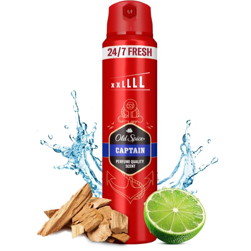 Old Spice Captain deodorant ve spreji 250 ml
