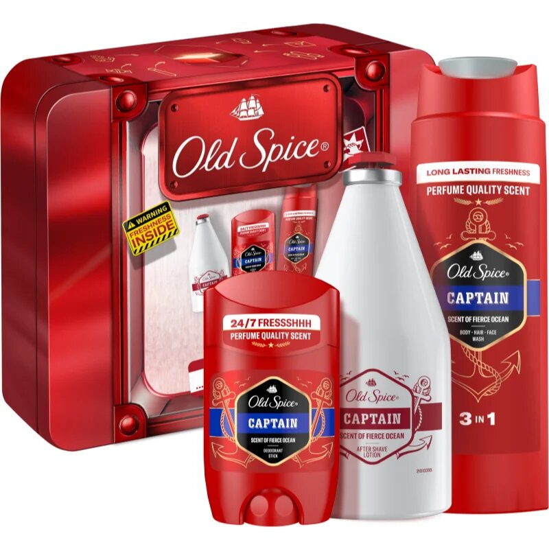 Old Spice Captain Tin Box dárková sada