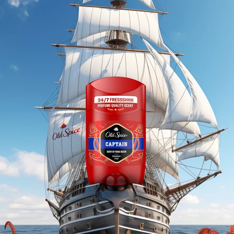 Old Spice Captain tuhý deodorant pro muže 65 ml