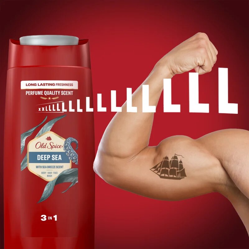 Old Spice Deep Sea sprchový gel pro muže 675 ml