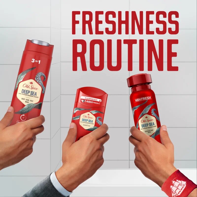 Old Spice Deep Sea tuhý deodorant pro muže 50 ml