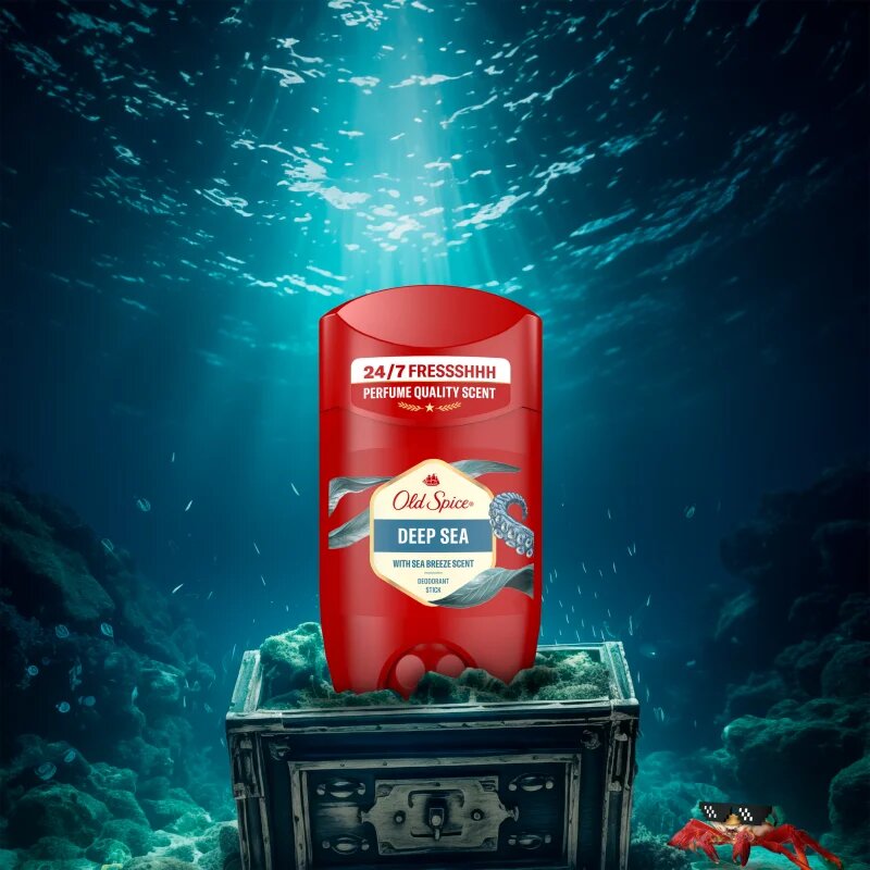 Old Spice Deep Sea tuhý deodorant pro muže 65 ml