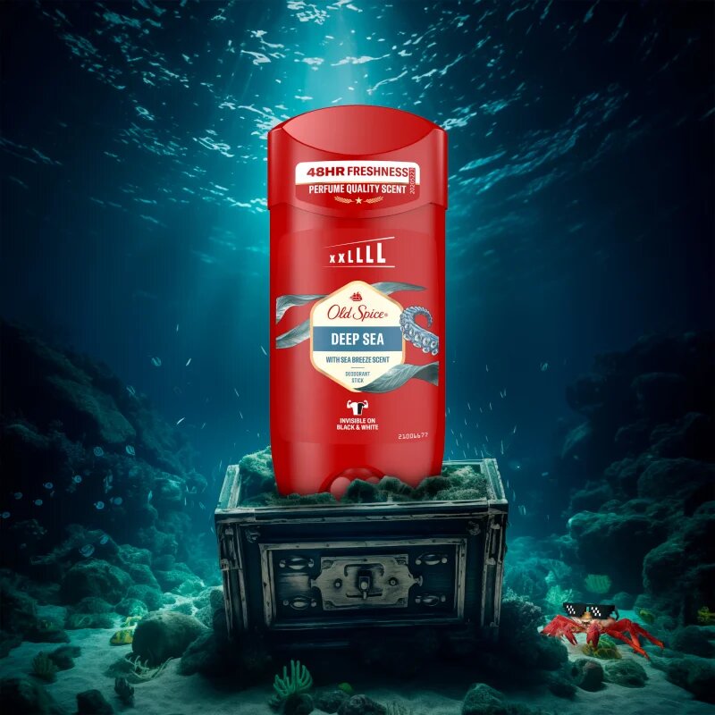 Old Spice Deep Sea tuhý deodorant pro muže 85 ml