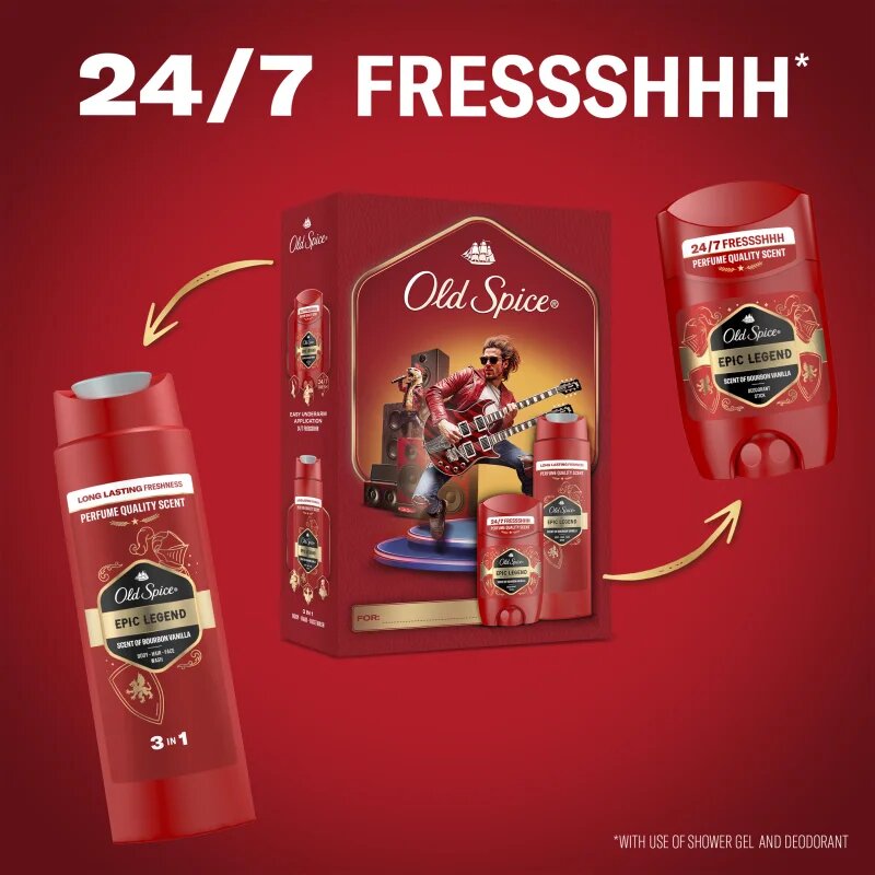 Old Spice Epic Legend Rockstar dárková sada pro muže