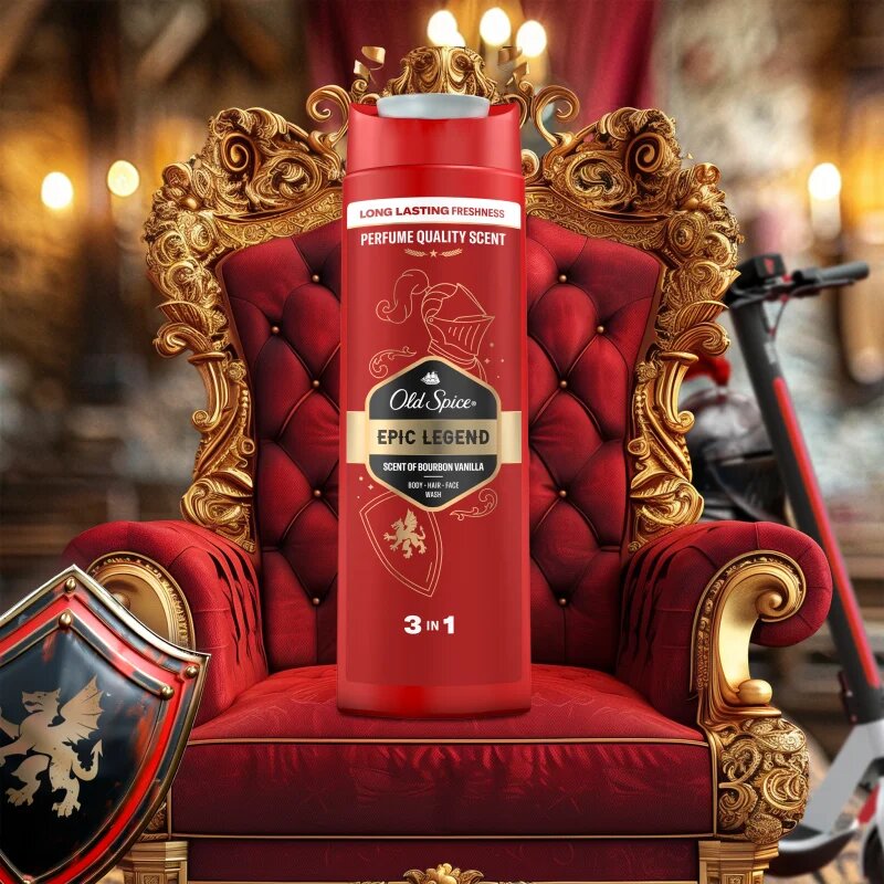 Old Spice Epic Legend sprchový gel na obličej tělo a vlasy 400 ml