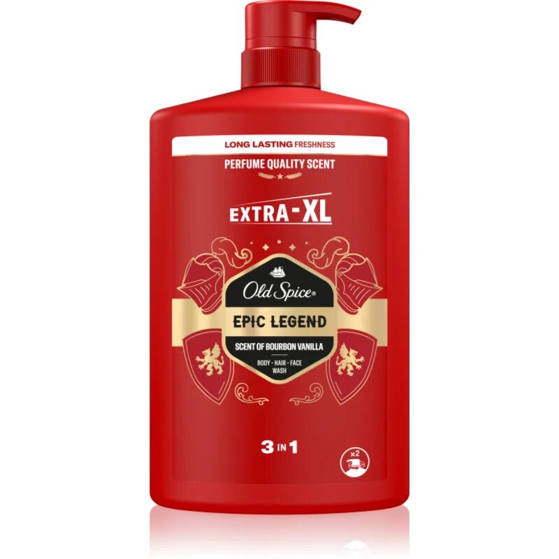 Old Spice Epic Legend sprchový gel na obličej tělo a vlasy pro muže 1000 ml