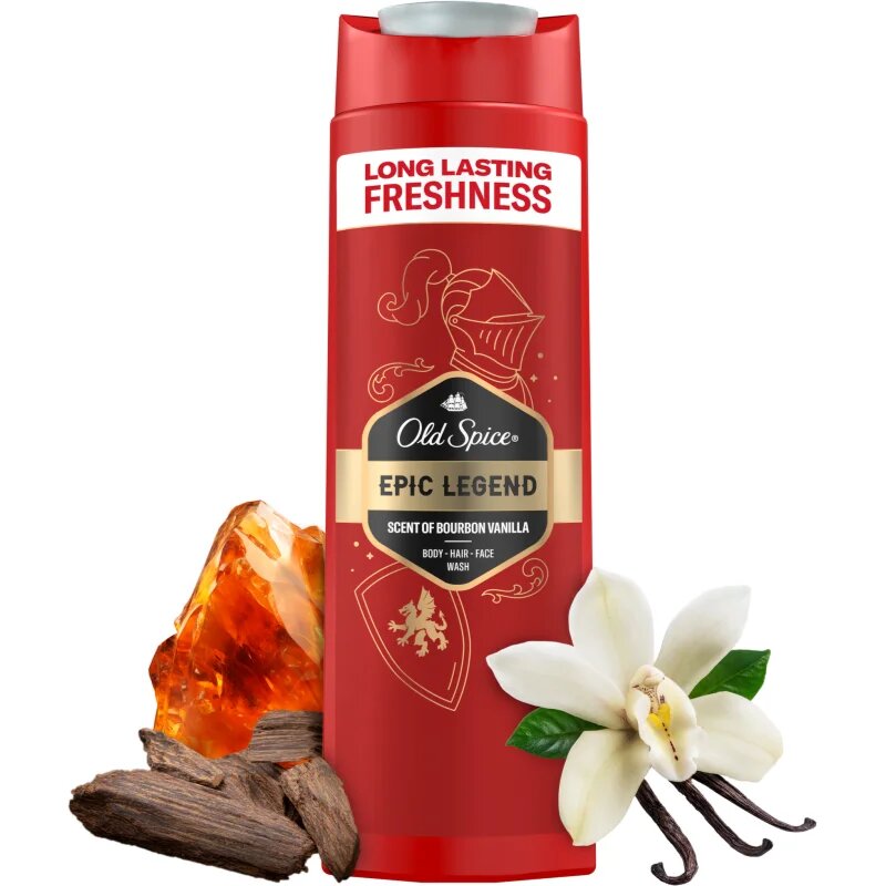 Old Spice Epic Legend sprchový gel na obličej tělo a vlasy pro muže 400 ml