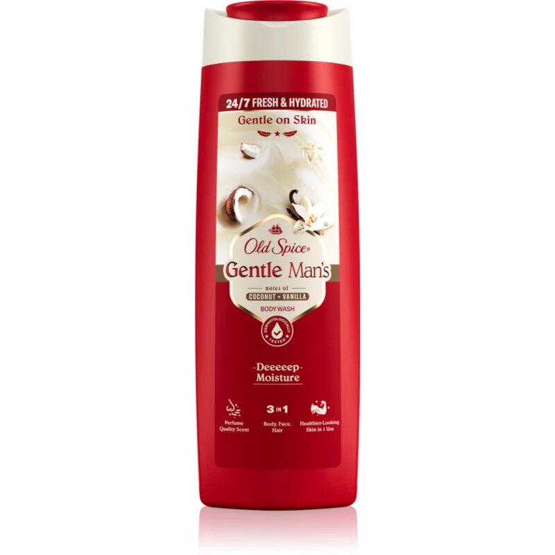 Old Spice Gentle Man's Coconut & Vanilla sprchový gel 3 v 1 400 ml