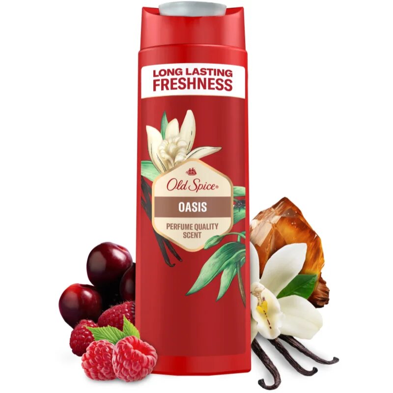 Old Spice Oasis sprchový gel pro muže 3 v 1 400 ml