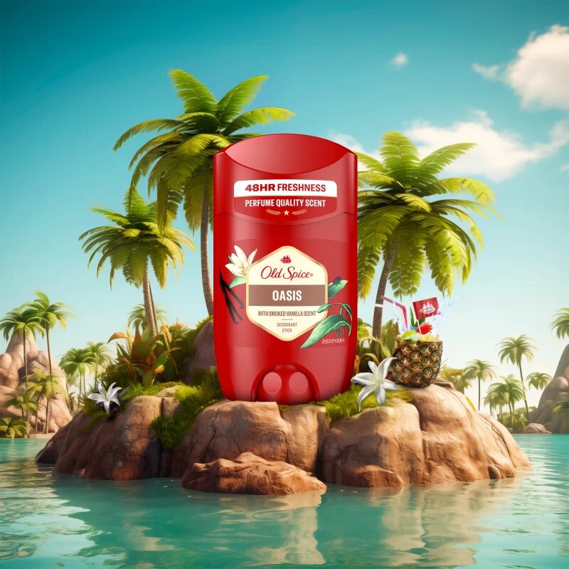 Old Spice Oasis tuhý deodorant 50 ml
