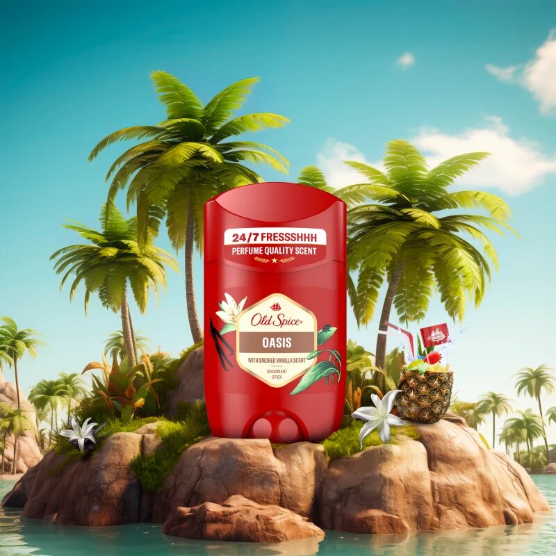 Old Spice Oasis tuhý deodorant pro muže 65 ml