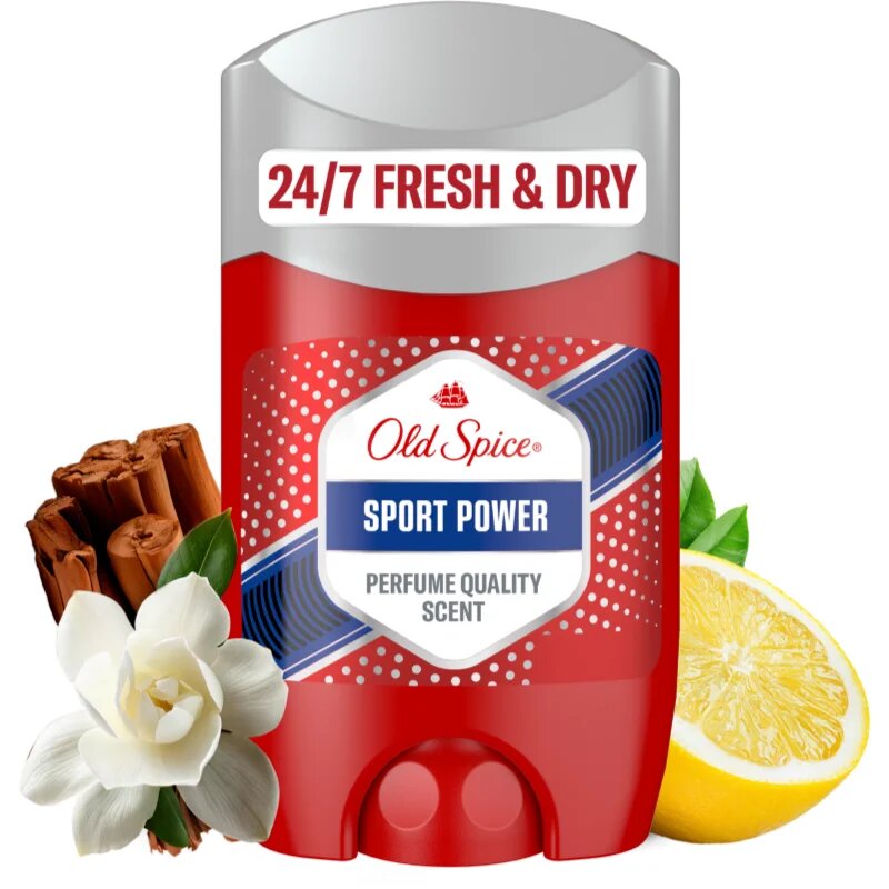 Old Spice Sport Power tuhý antiperspirant pro muže 50 ml