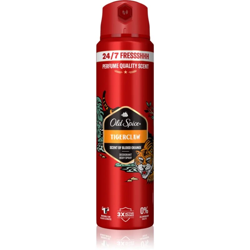 Old Spice Tigerclaw deodorant a tělový sprej pro muže 150 ml