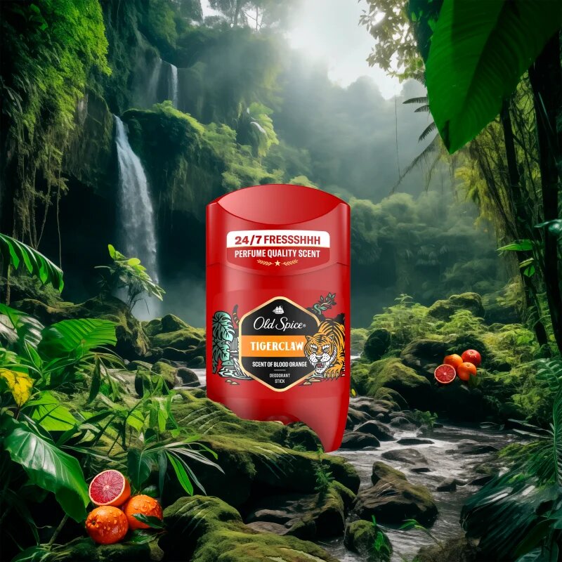 Old Spice Tigerclaw tuhý deodorant pro muže 65 ml