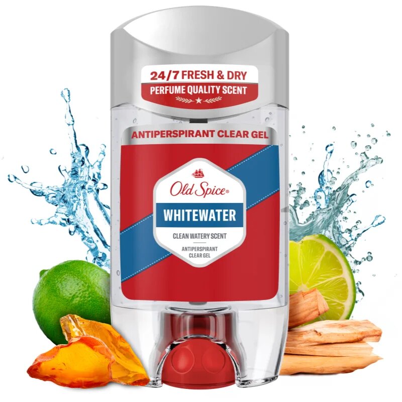 Old Spice Whitewater Antiperspirant Clear Gel gelový antiperspirant pro muže 70 ml