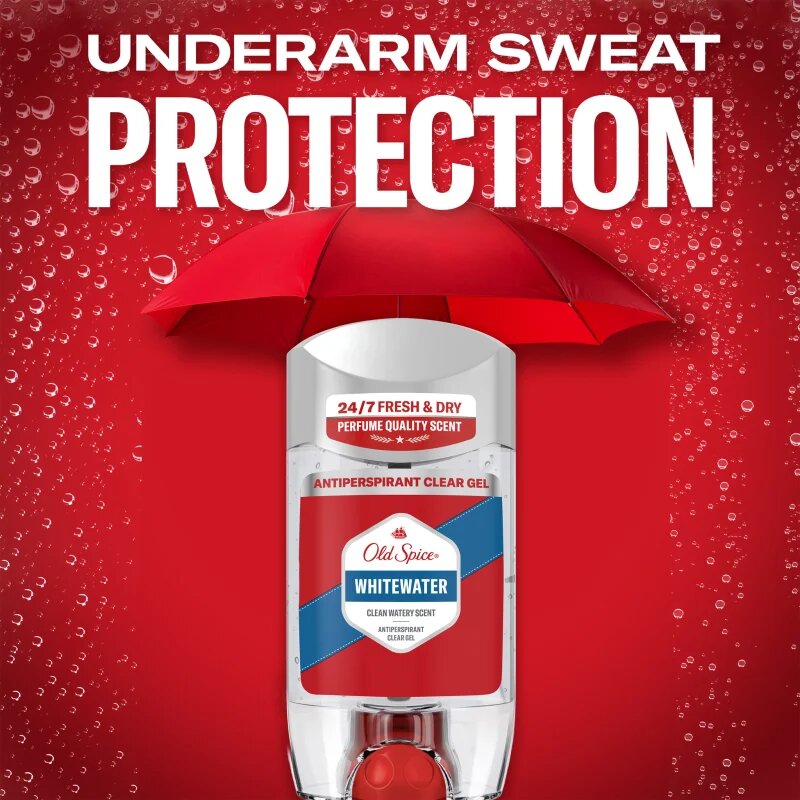 Old Spice Whitewater Antiperspirant Clear Gel gelový antiperspirant pro muže 70 ml