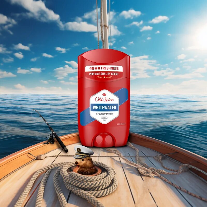 Old Spice Whitewater tuhý deodorant pro muže 50 g