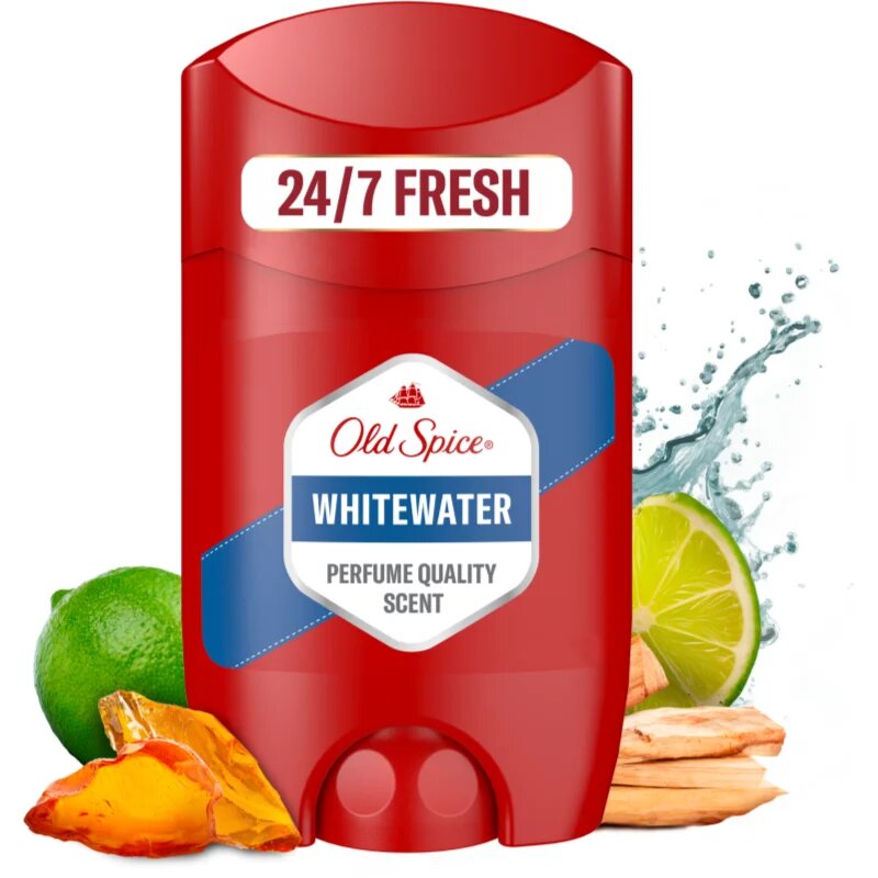Old Spice Whitewater tuhý deodorant pro muže 65 ml