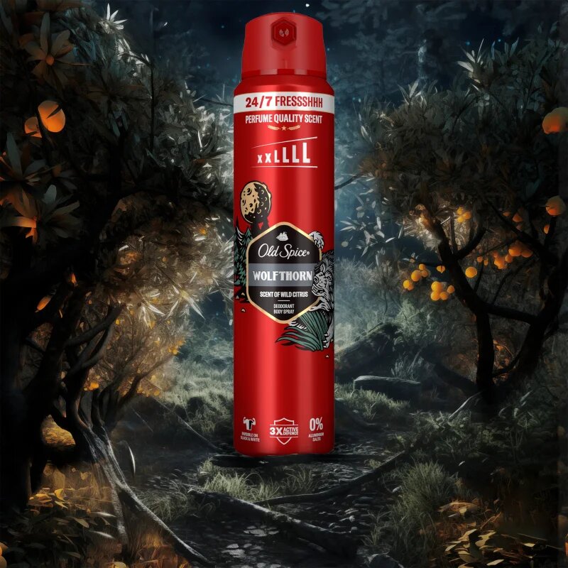 Old Spice Wolfthorn deodorant ve spreji 250 ml