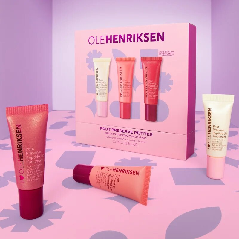 OLEHENRIKSEN Pout Preserve Mini Hydrating Peptide Lip Trio dárková sada na rty