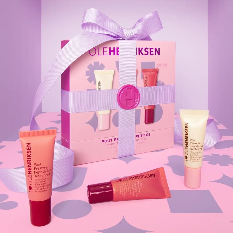 OLEHENRIKSEN Pout Preserve Mini Hydrating Peptide Lip Trio dárková sada na rty