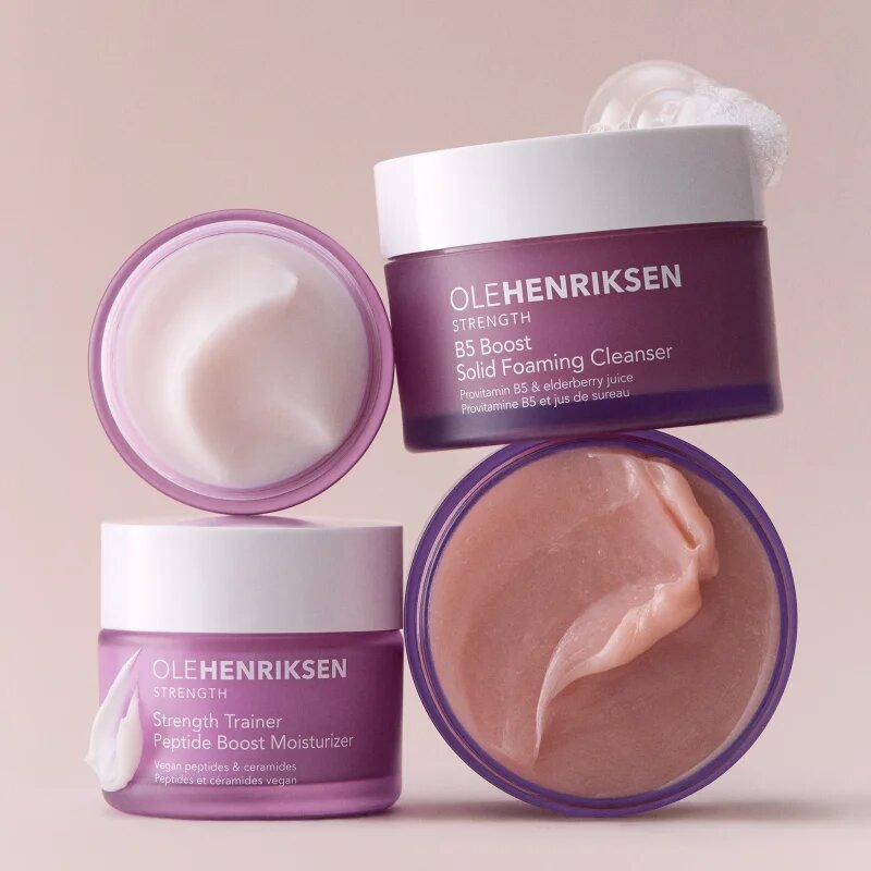 OLEHENRIKSEN Strength B5 Boost Hydrating Solid Foaming Gentle Cleanser vyživující čisticí balzám 100 g