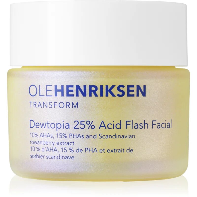 OLEHENRIKSEN Transform Dewtopia 25% Acid Flash Facial exfoliační maska 50 ml