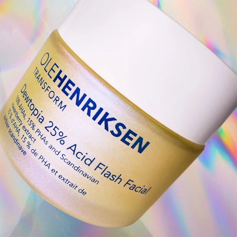 OLEHENRIKSEN Transform Dewtopia 25% Acid Flash Facial exfoliační maska 50 ml