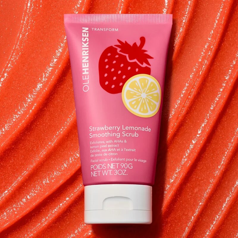 OLEHENRIKSEN Transform Strawberry Lemonade Smoothing Scrub pleťový peeling s exfoliačním účinkem 90 g