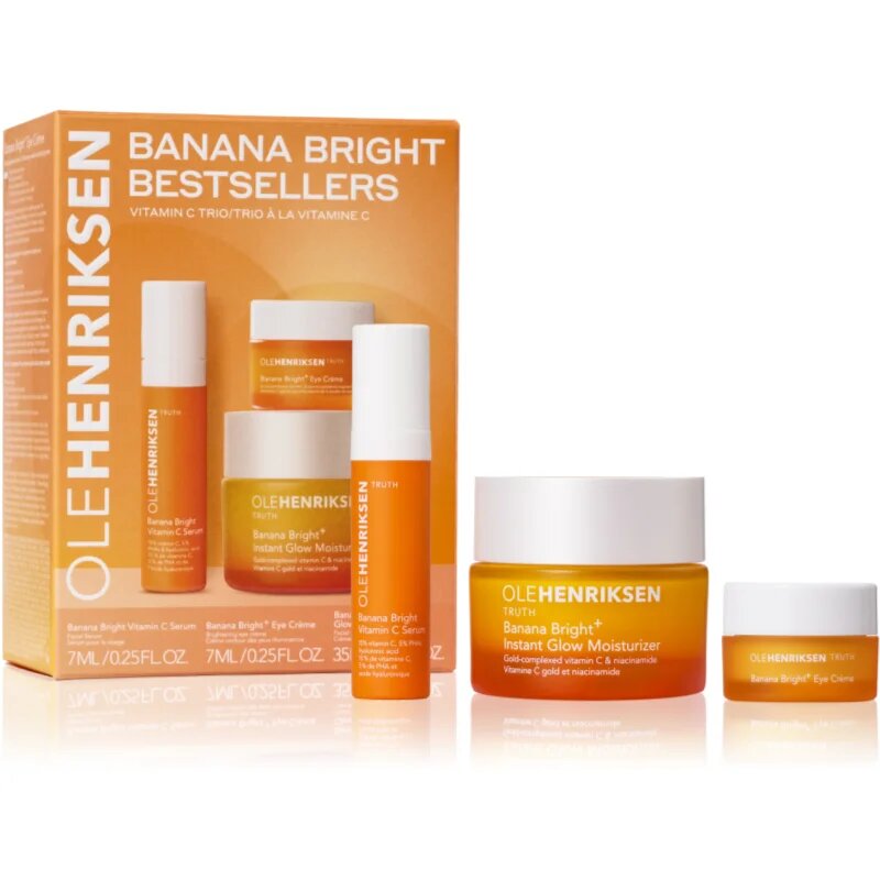 OLEHENRIKSEN Truth Banana Bright Bestsellers Vitamin C Trio sada pro péči o pleť