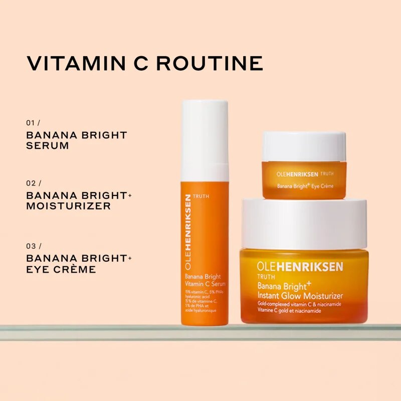 OLEHENRIKSEN Truth Banana Bright Bestsellers Vitamin C Trio sada pro péči o pleť