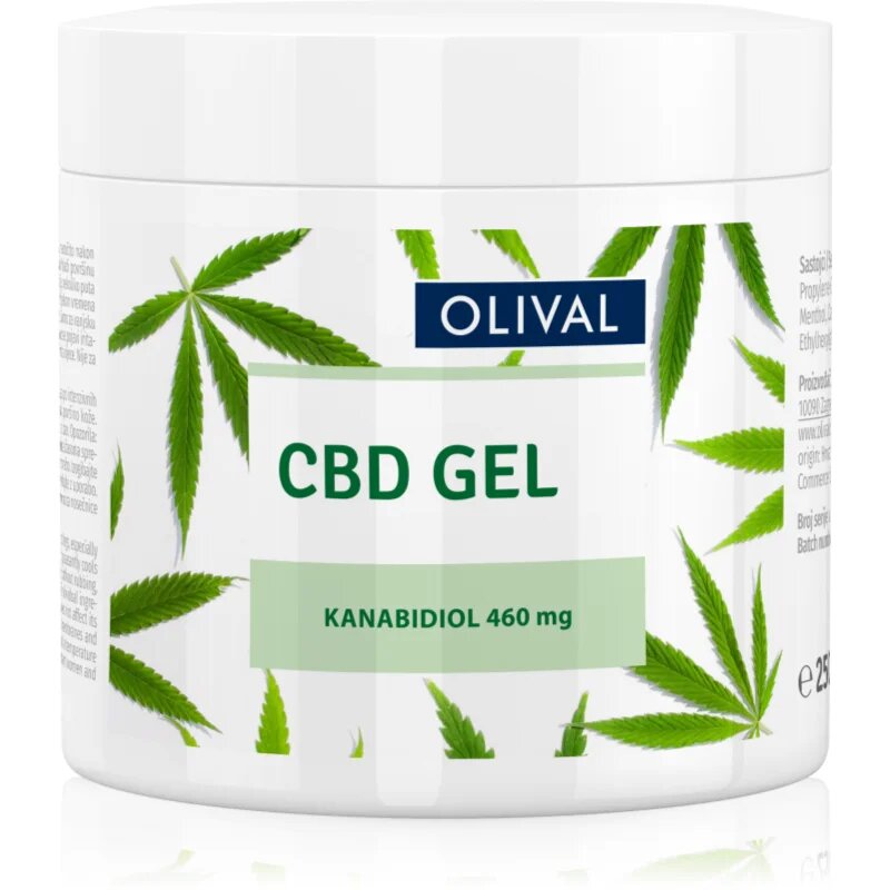 Olival CBD Gel osvěžující gel na unavené nohy 250 ml