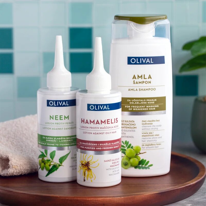 Olival Hamamelis lehké sérum pro mastné vlasy a vlasovou pokožku 150 ml