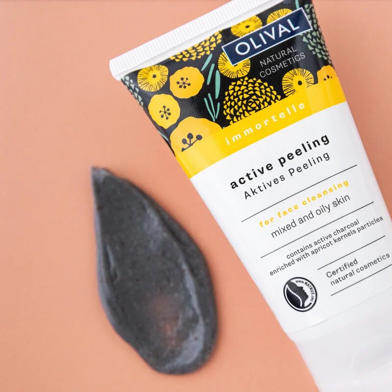 Olival Immortelle Active Peeling čisticí pleťový peeling pro mastnou a smíšenou pleť 75 ml