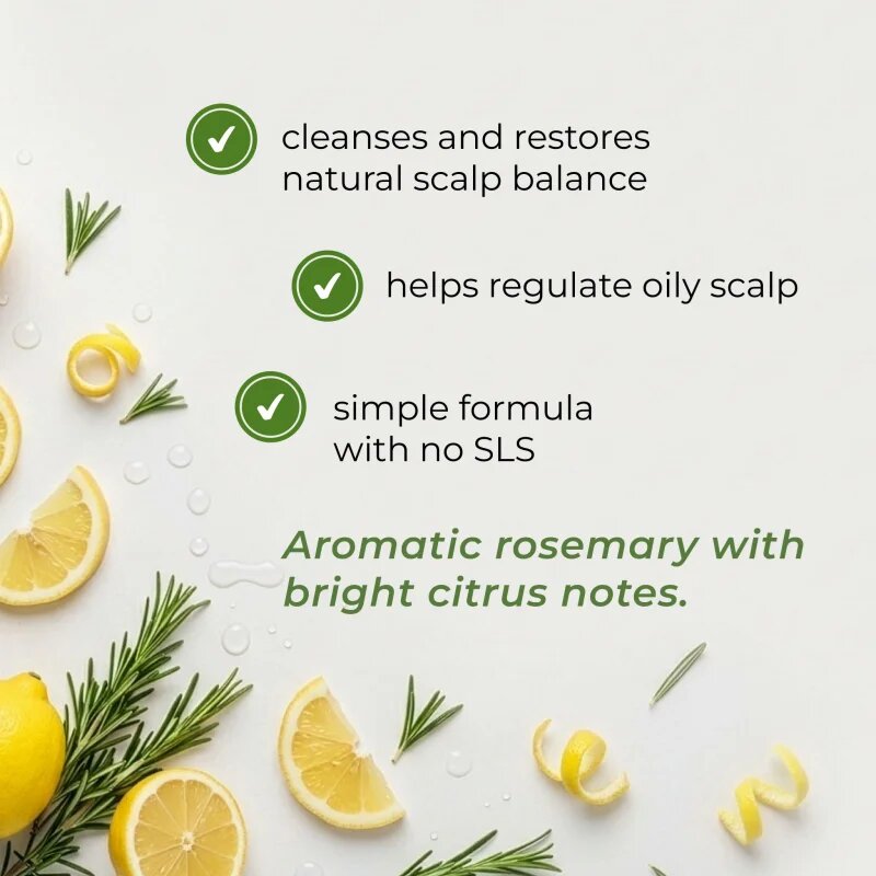 Olival Micellar Rosemary and Lemon micelární šampon pro mastné vlasy 250 ml