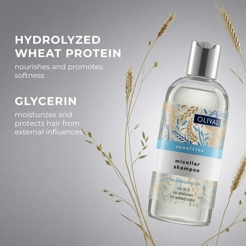 Olival Micellar Sensitive micelární šampon pro citlivou pokožku hlavy 250 ml