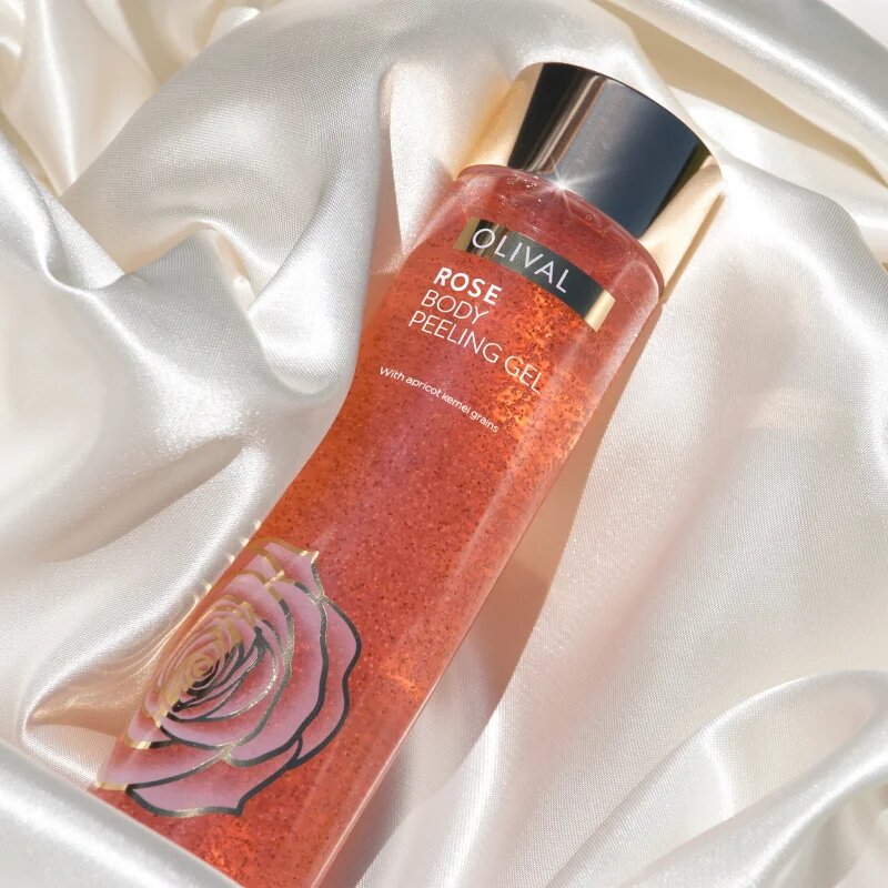 Olival Rose čisticí peelingový gel s vůní růží 200 ml