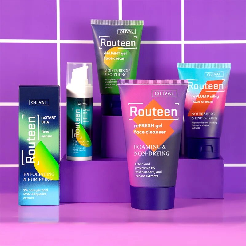 Olival Routeen reFRESH jemný čisticí gel na obličej 150 ml