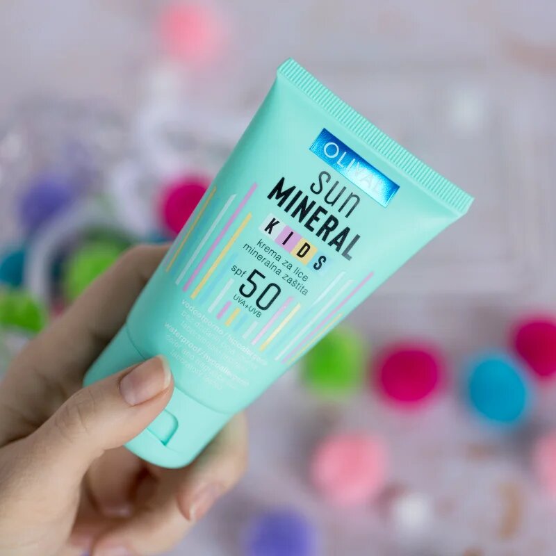 Olival Sun Mineral Kids dětský krém na opalování na obličej a tělo SPF 50 50 ml