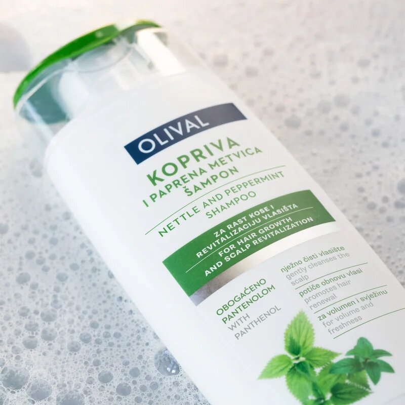 Olival Treatment Nettle and Peppermint bylinný šampon s mátou peprnou 250 ml