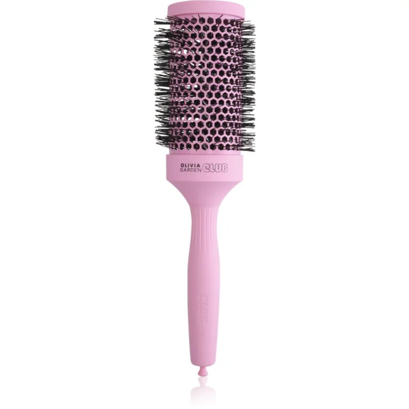 Olivia Garden Club The Glow Blowout Ceramic Round Brush Pink kulatý kartáč na vlasy 1 ks