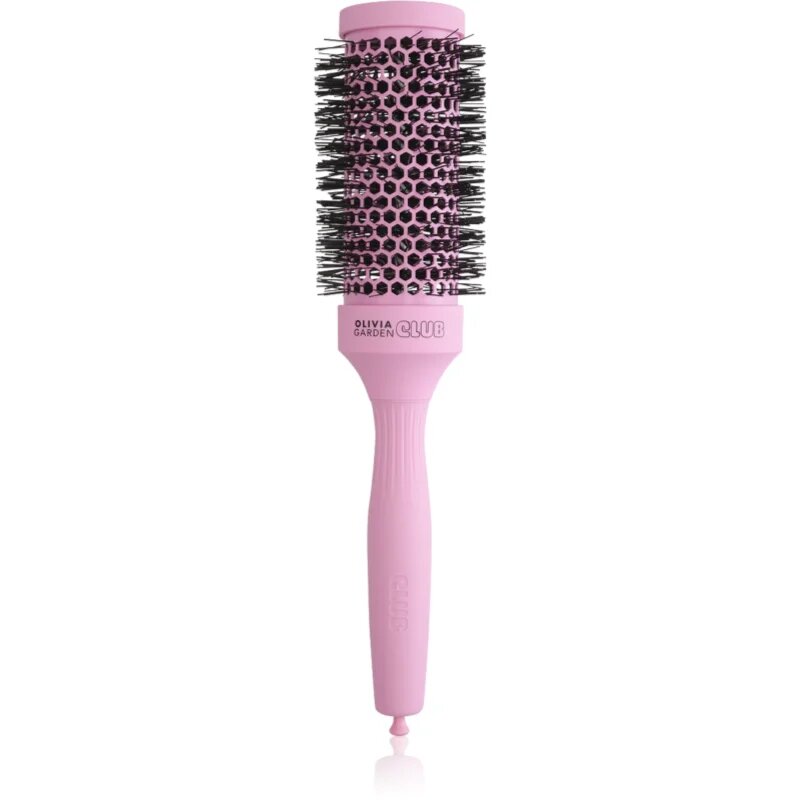 Olivia Garden Club The Glow Blowout Ceramic Round Brush Pink kulatý kartáč na vlasy M 1 ks