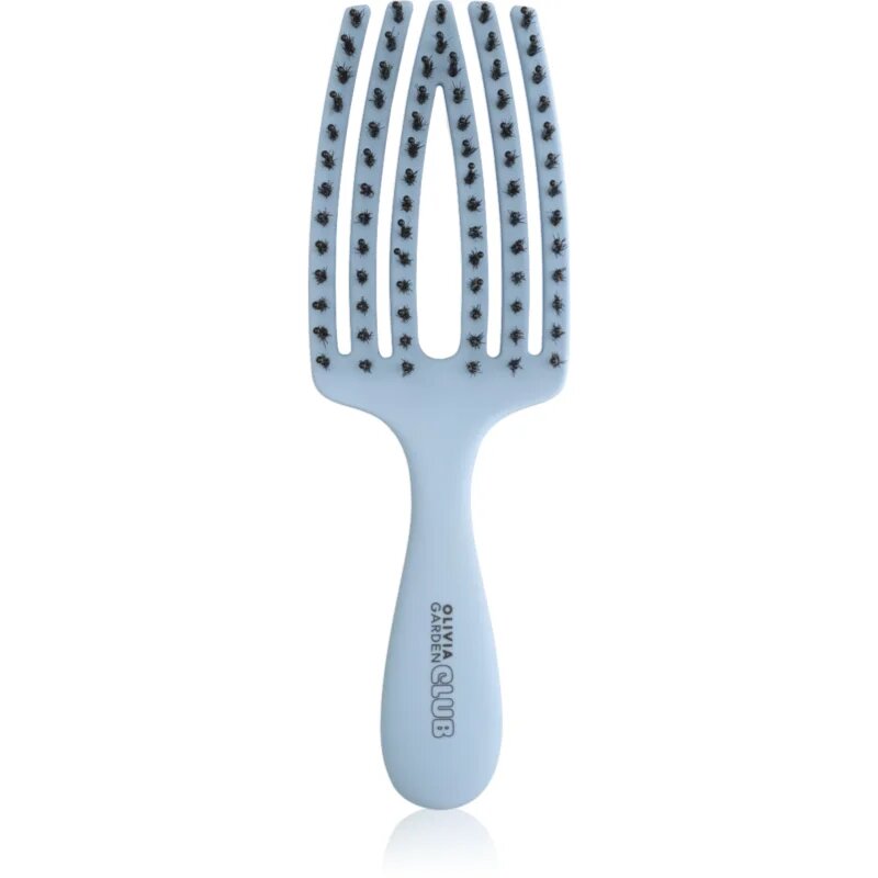 Olivia Garden Club The Nomad Detangling&Shine Fingerbrush​ plochý kartáč na vlasy 1 ks