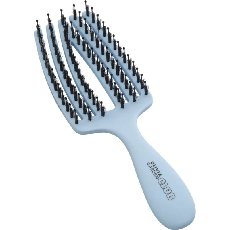 Olivia Garden Club The Nomad Detangling&Shine Fingerbrush​ plochý kartáč na vlasy 1 ks