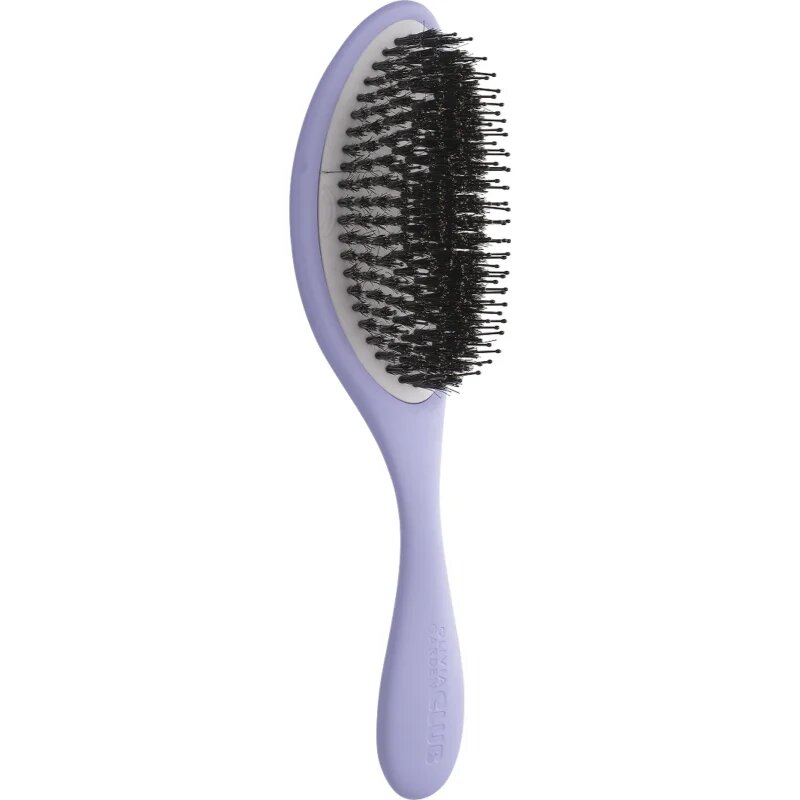 Olivia Garden Club The Reset Detangling&Shine Hairbrush plochý kartáč s pouzdrem Lilac 1 ks