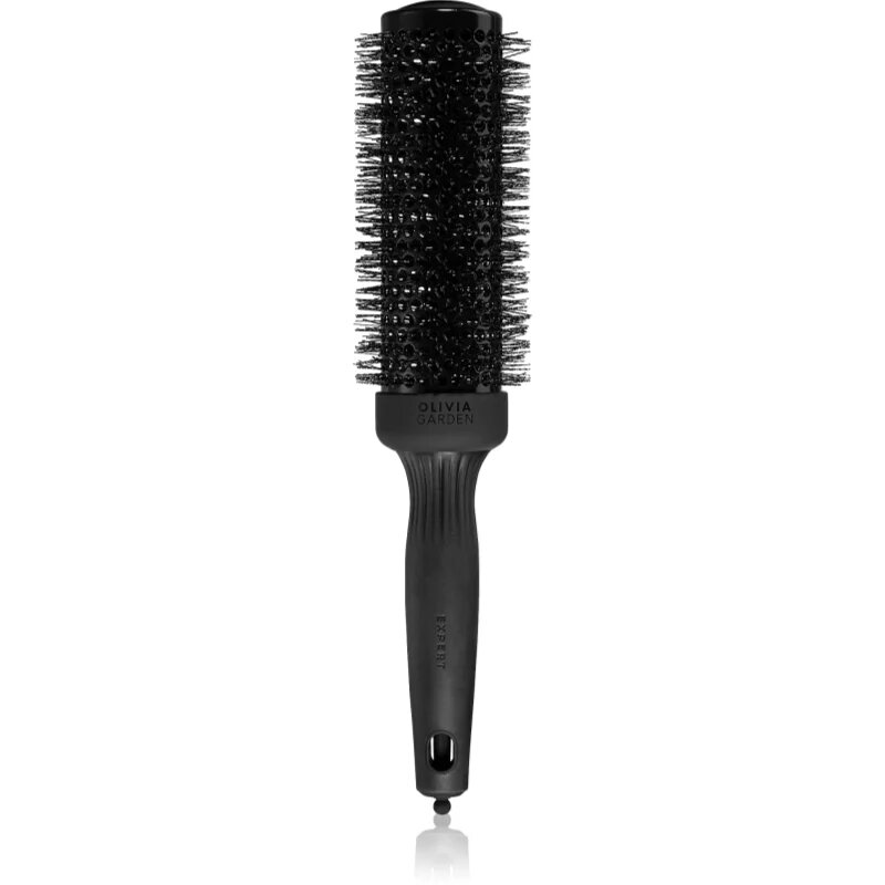 Olivia Garden Expert Blowout Speed Black Label kulatý kartáč na vlasy pro rychlejší foukanou ø 45 mm 1 ks