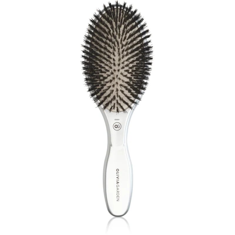 Olivia Garden Expert Care Oval kartáč na vlasy s kančími štětinami 1 ks
