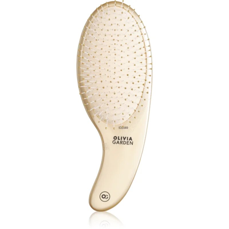 Olivia Garden Expert CURVE Nylon Gold kartáč na mokré vlasy 1 ks