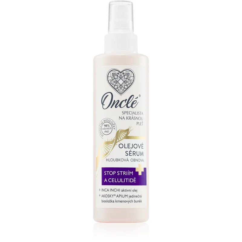 Onclé Woman olejové sérum na celulitidu a strie 200 ml